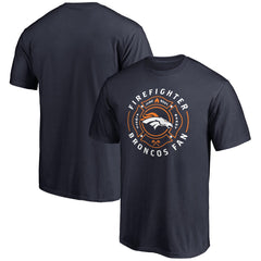 Denver Broncos Firefighter T-Shirt Navy