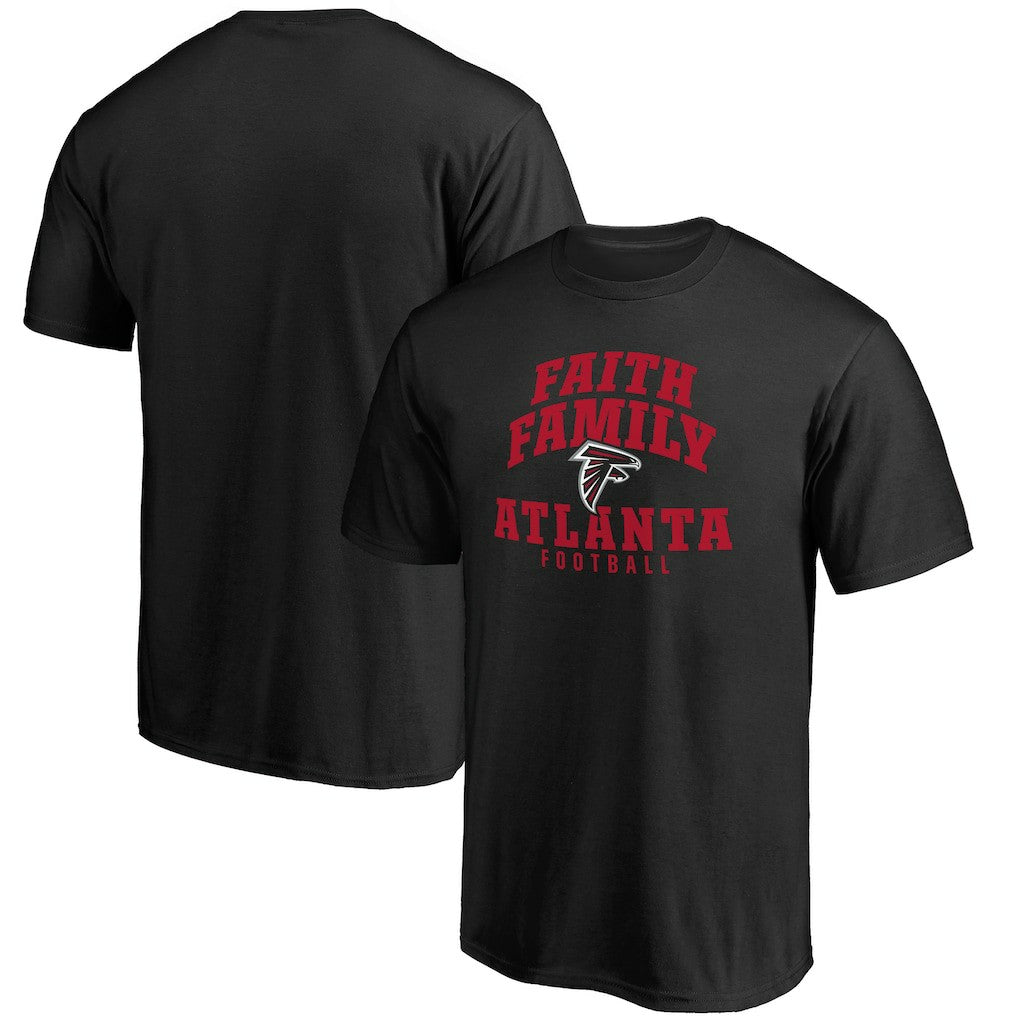 Atlanta Falcons Faith Family T-Shirt Black