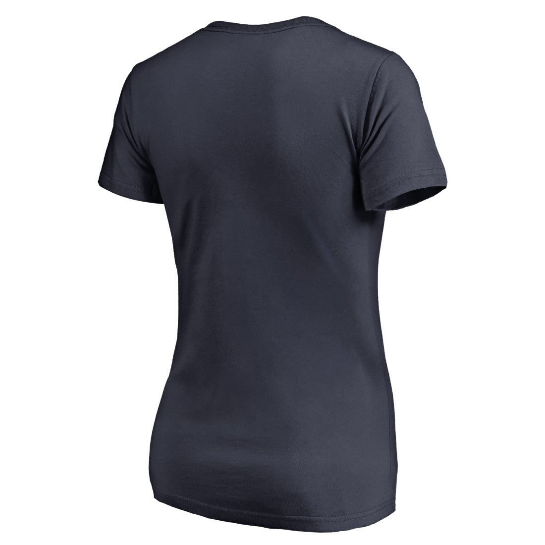 Denver Broncos Women's Faith Family V-Neck T-Shirt Navy