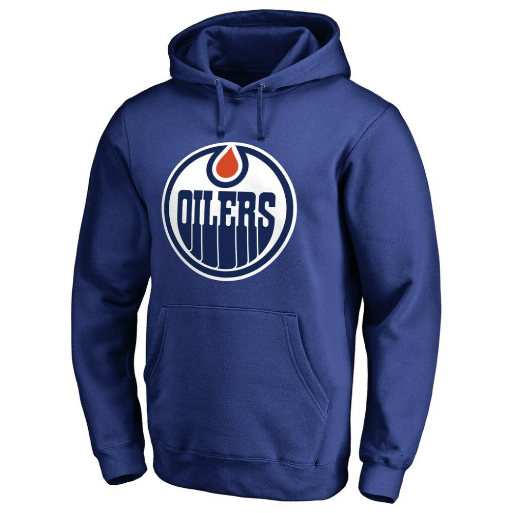 NHL Edmonton Oilers Raise the Banner Pullover Hoodie - Royal