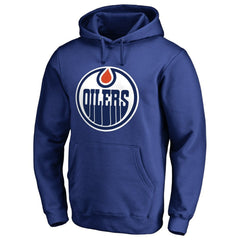 NHL Edmonton Oilers Raise the Banner Pullover Hoodie - Royal