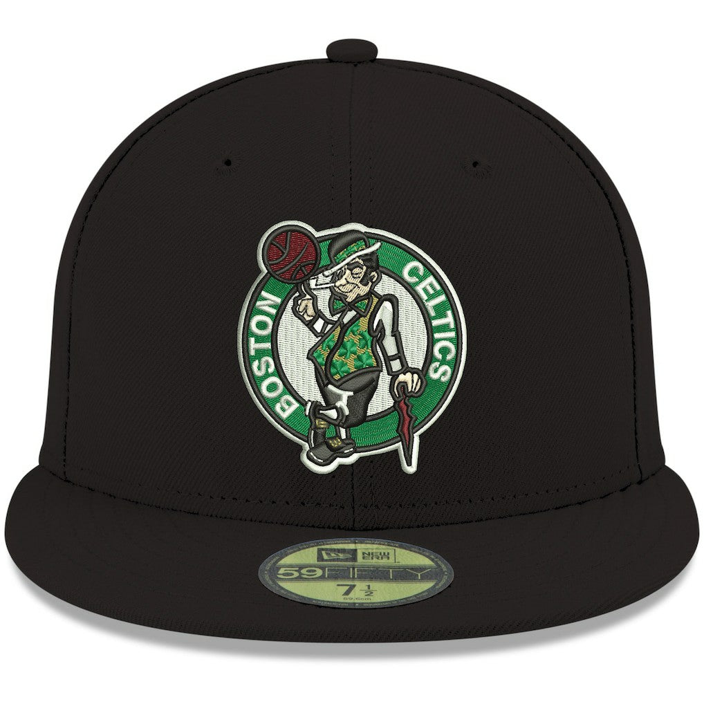 Boston Celtics Team Color 59FIFTY Fitted Hat Black