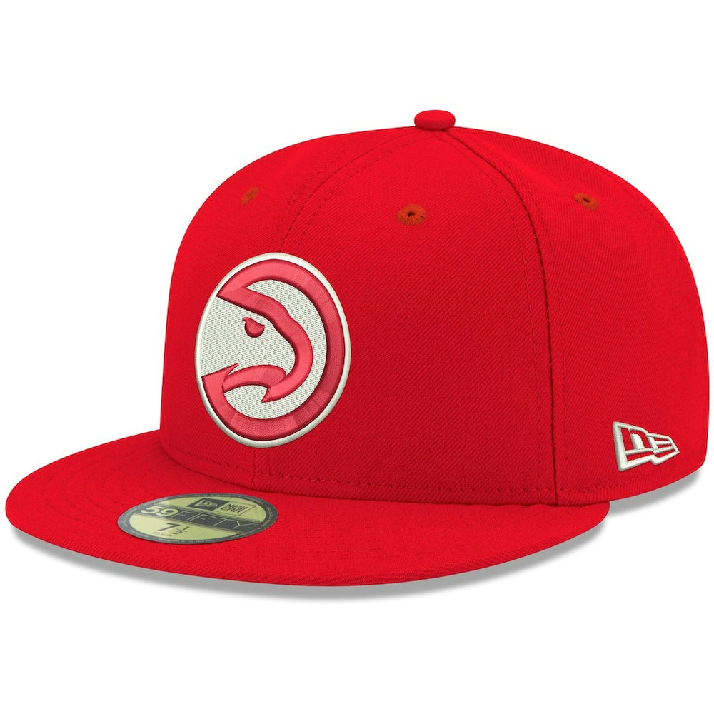 Atlanta Hawks Team Color 59FIFTY Fitted Hat Red