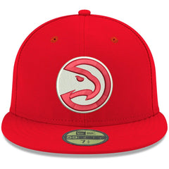 Atlanta Hawks Team Color 59FIFTY Fitted Hat Red
