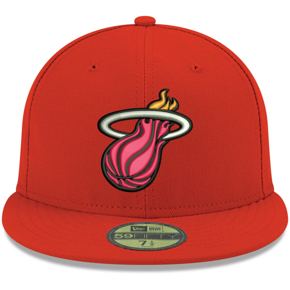 Miami Heat Team Color 59FIFTY Fitted Hat Red