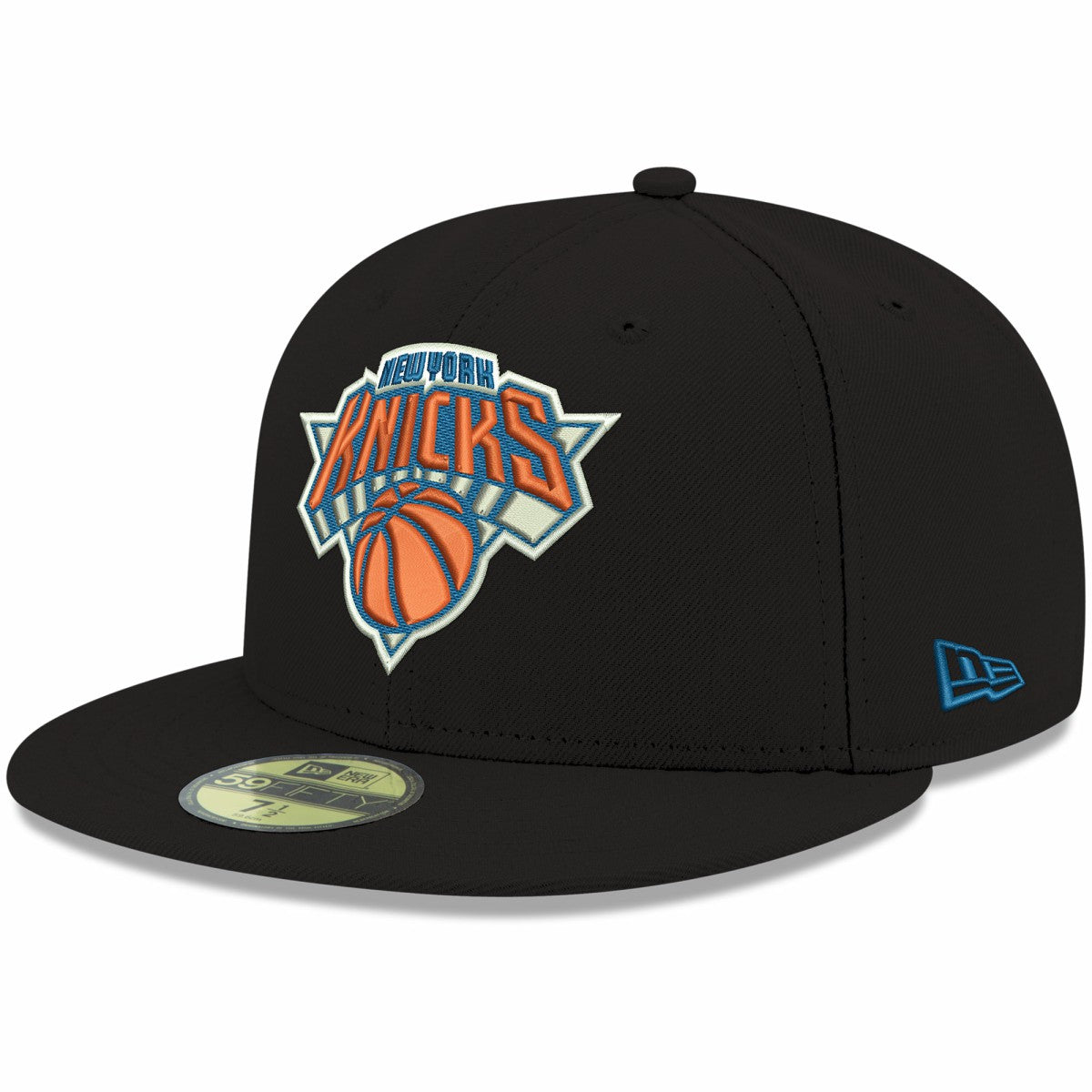 New York Knicks Team Color 59FIFTY Fitted Hat Black