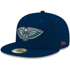 New Orleans Pelicans Team Color 59FIFTY Fitted Hat Navy