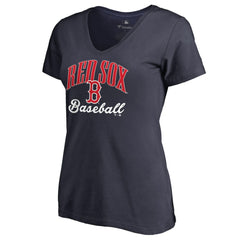 Boston Red Sox Women's Victory Script T-Shirt - Navy T-shirts