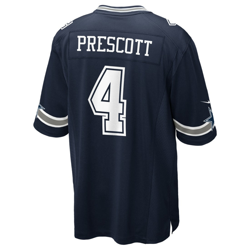 Dak Prescott Dallas Cowboys Youth Game Jersey Navy
