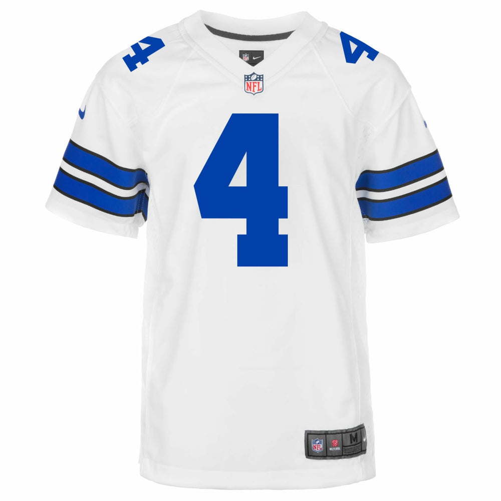 Dak Prescott Dallas Cowboys Youth Game Jersey White