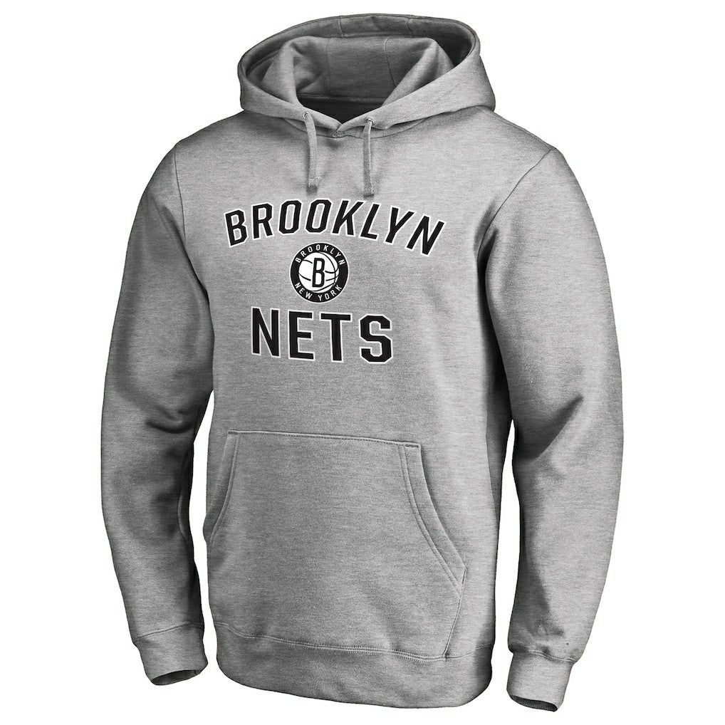 Brooklyn Nets Victory Arch Pullover Hoodie Ash