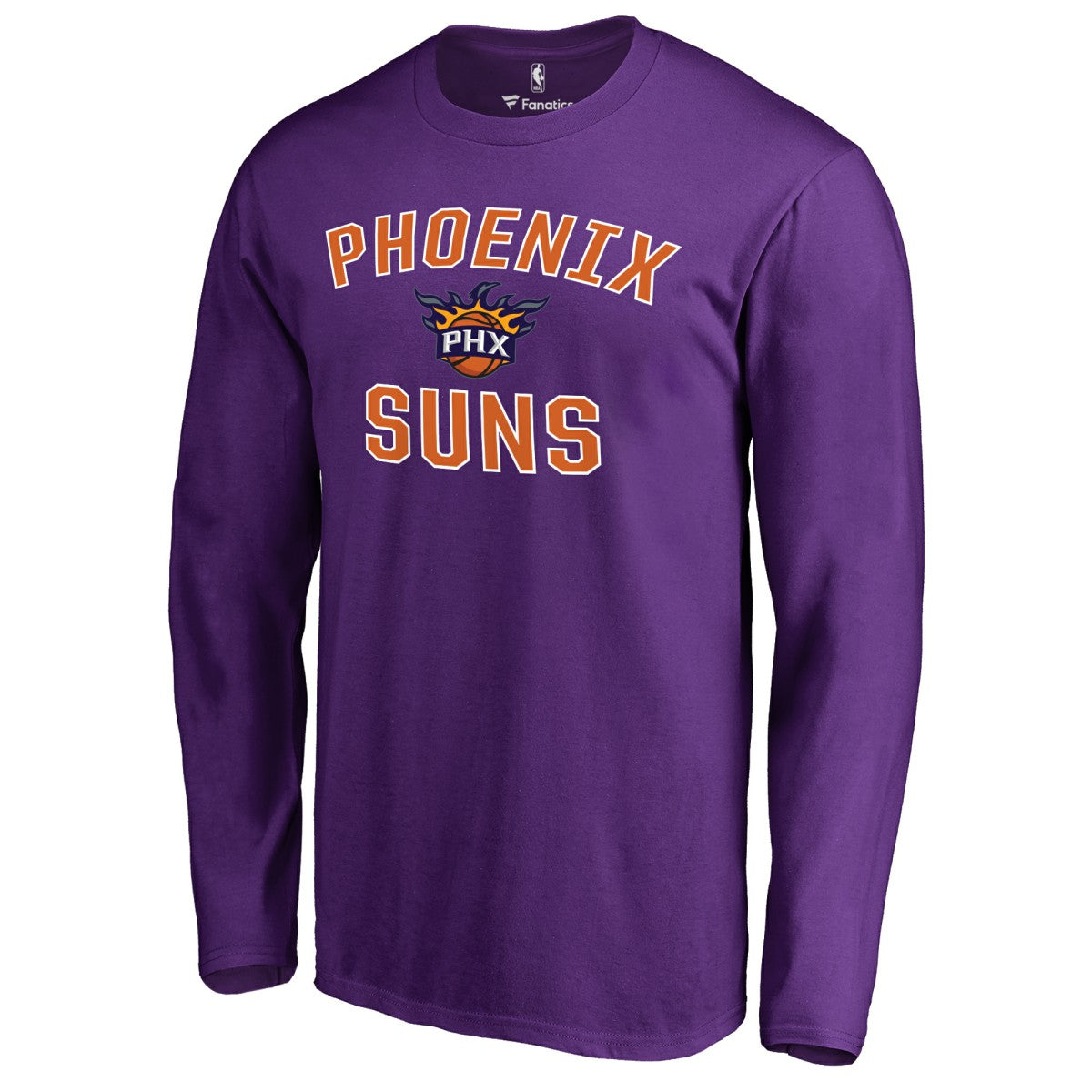 Phoenix Suns Victory Arch Long Sleeve T-Shirt Purple