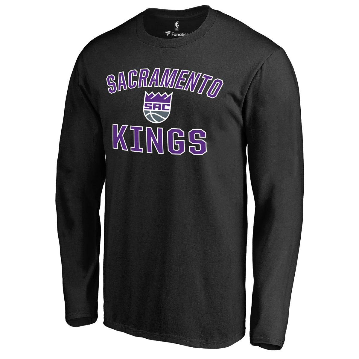 Sacramento Kings Victory Arch Long Sleeve T-Shirt Black