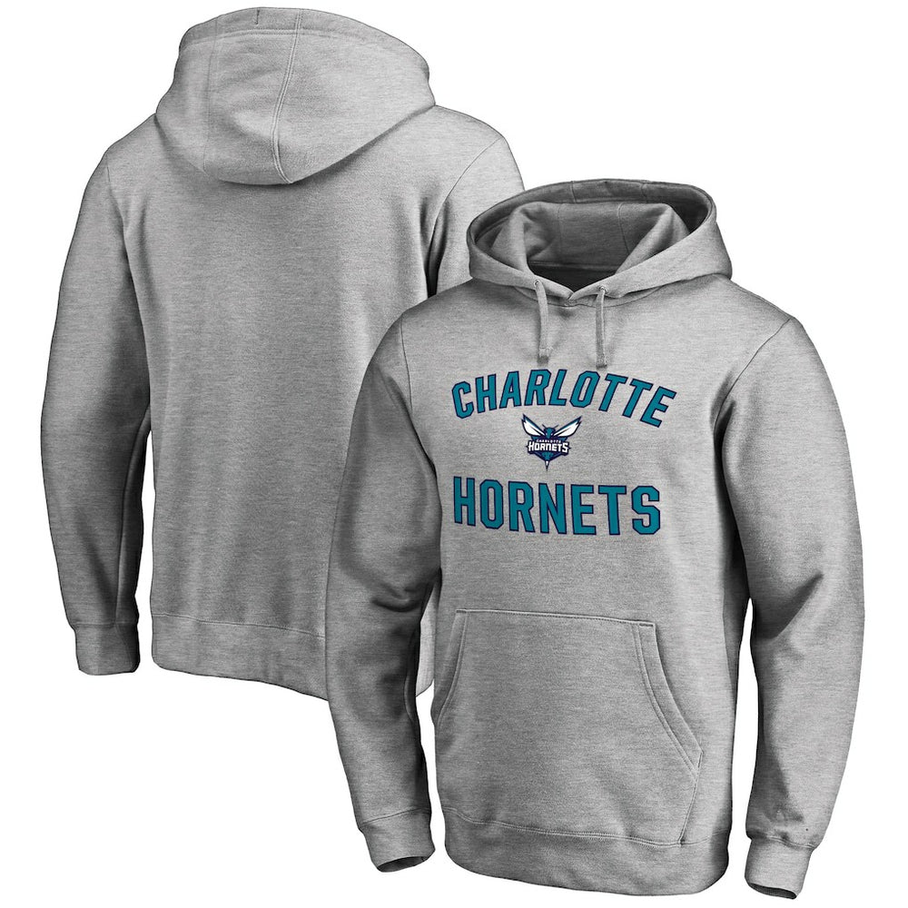 Charlotte Hornets Victory Arch Pullover Hoodie Ash