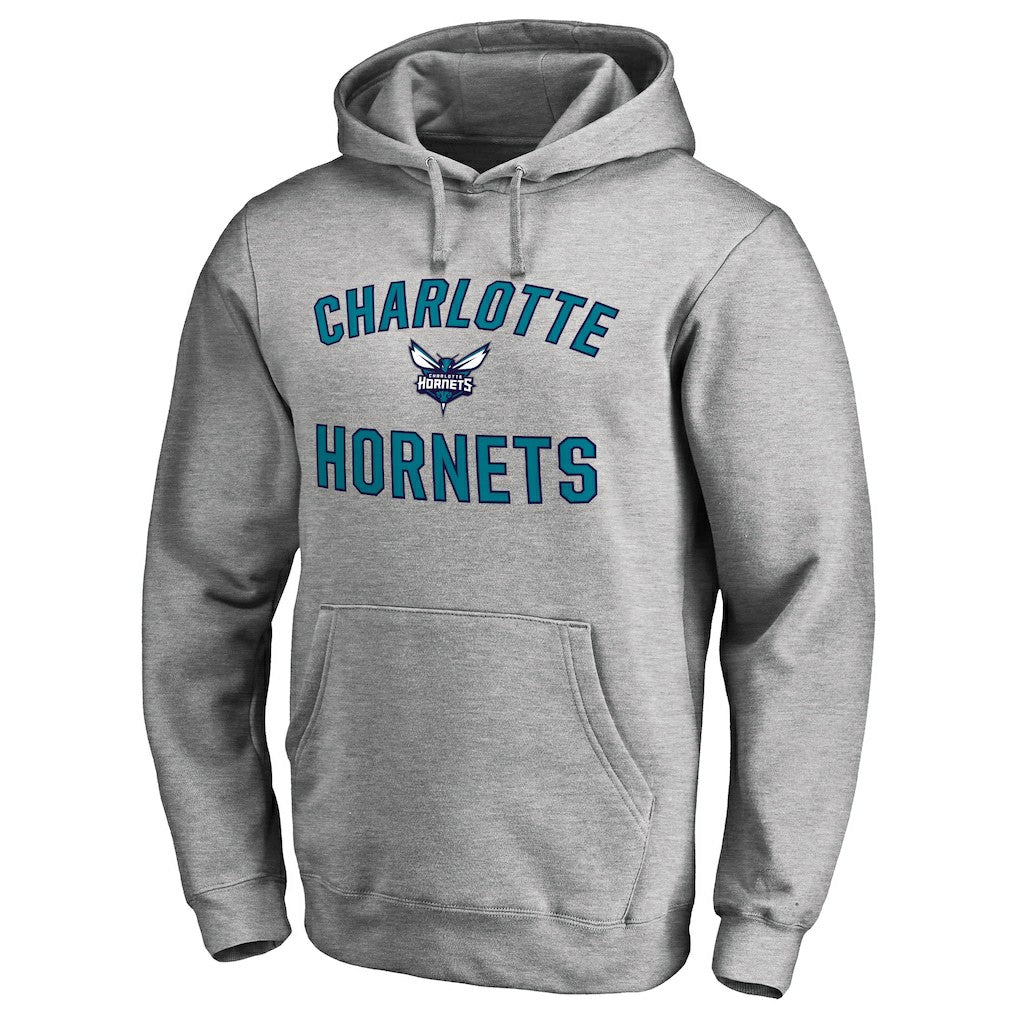 Charlotte Hornets Victory Arch Pullover Hoodie Ash