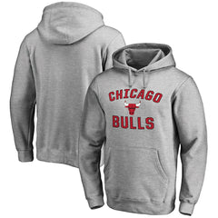 Chicago Bulls Victory Arch Pullover Hoodie Ash