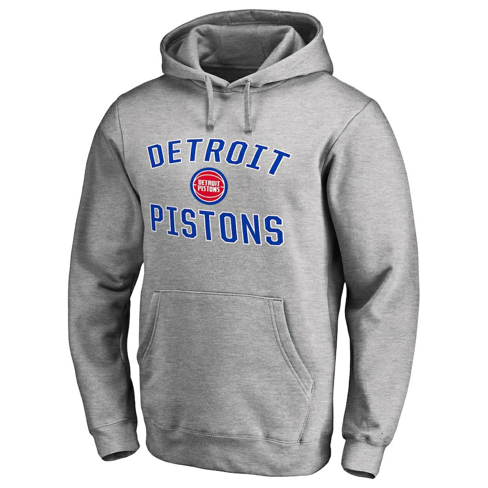 Detroit Pistons Victory Arch Pullover Hoodie Ash