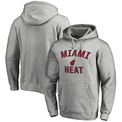 Miami Heat Victory Arch Pullover Hoodie Ash