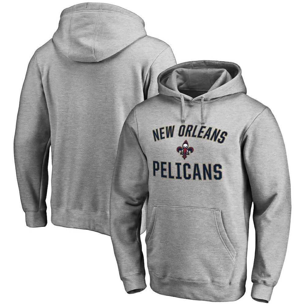 New Orleans Pelicans Victory Arch Pullover Hoodie Ash