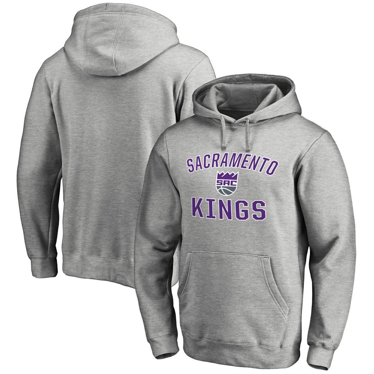 Sacramento Kings Victory Arch Pullover Hoodie Ash