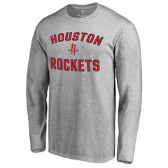 Houston Rockets Victory Arch Long Sleeve T-Shirt Ash