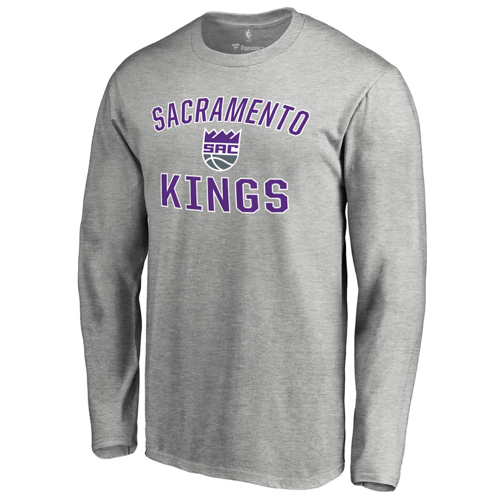Sacramento Kings Victory Arch Long Sleeve T-Shirt Ash