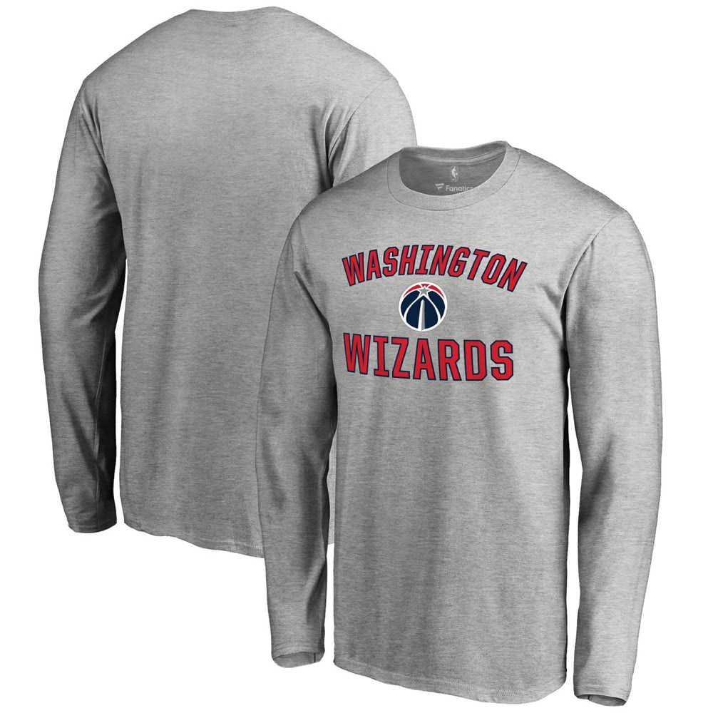 Washington Wizards Victory Arch Long Sleeve T-Shirt Ash