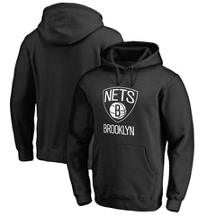 Brooklyn Nets Primary Logo Pullover Hoodie Black