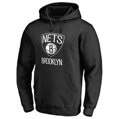Brooklyn Nets Primary Logo Pullover Hoodie Black