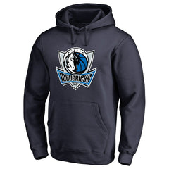 Dallas Mavericks Primary Logo Pullover Hoodie Navy