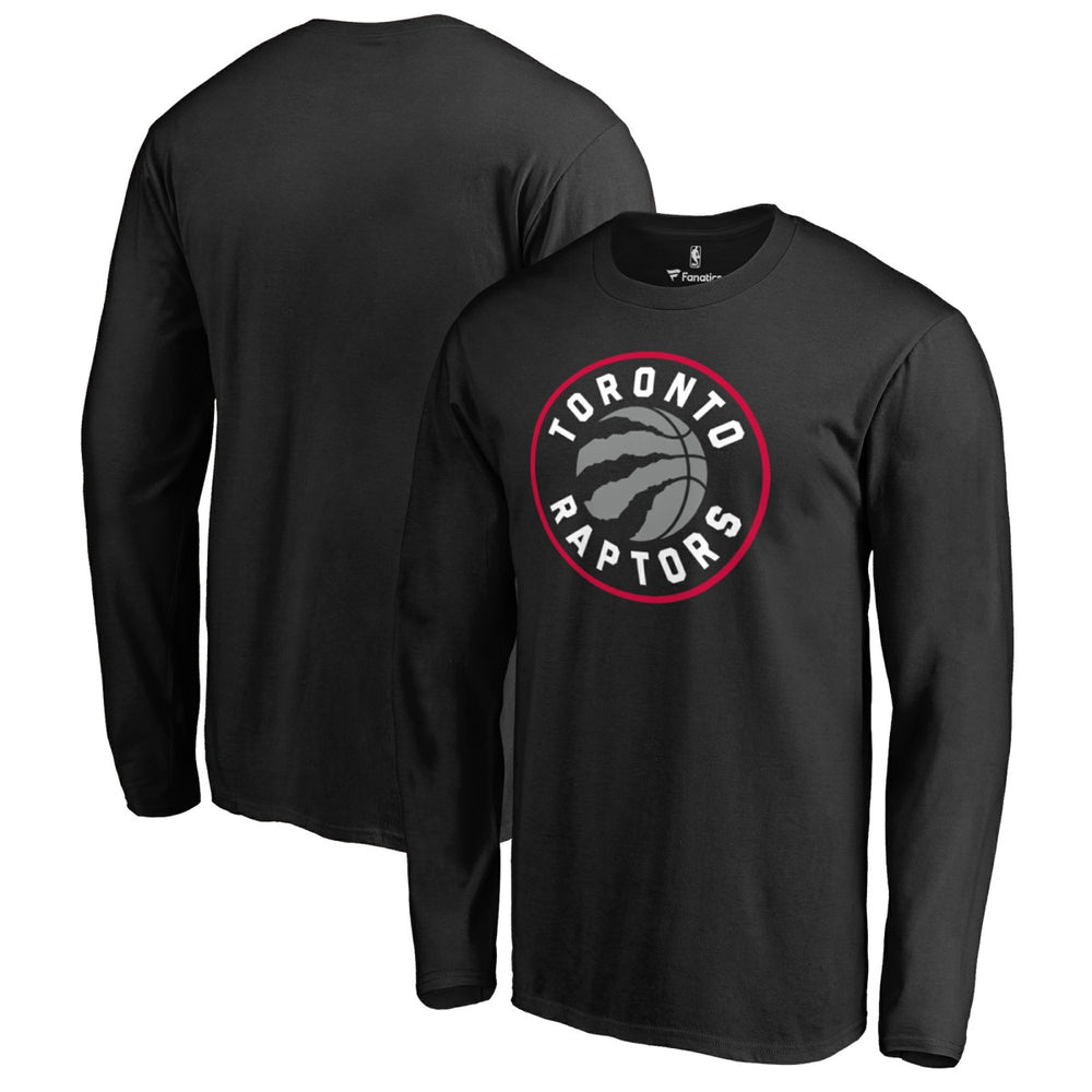 Toronto Raptors Primary Logo Long Sleeve T-Shirt Black