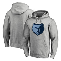 Memphis Grizzlies Primary Logo II Pullover Hoodie Heathered Gray
