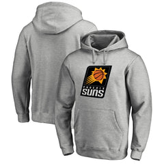 Phoenix Suns Primary Logo Pullover Hoodie Heather Gray