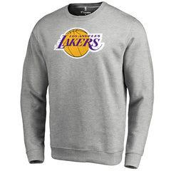 Los Angeles Lakers Primary Logo Sweatshirt Heathered Gray
