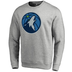 Minnesota Timberwolves Primary Logo Sweatshirt Heathered Gray