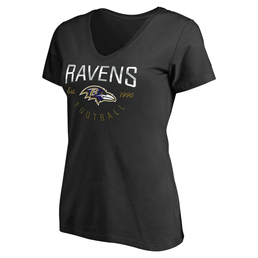 Baltimore Ravens Women's Live For It T-Shirt Black
