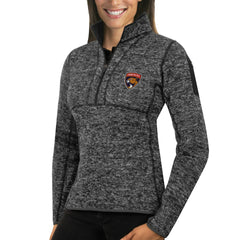 NHL Florida Panthers Antigua Women's Fortune Half-Zip Sweatshirt - Charcoal