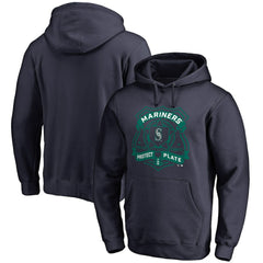 Seattle Mariners Police Badge Pullover Hoodie - Navy Hoodies