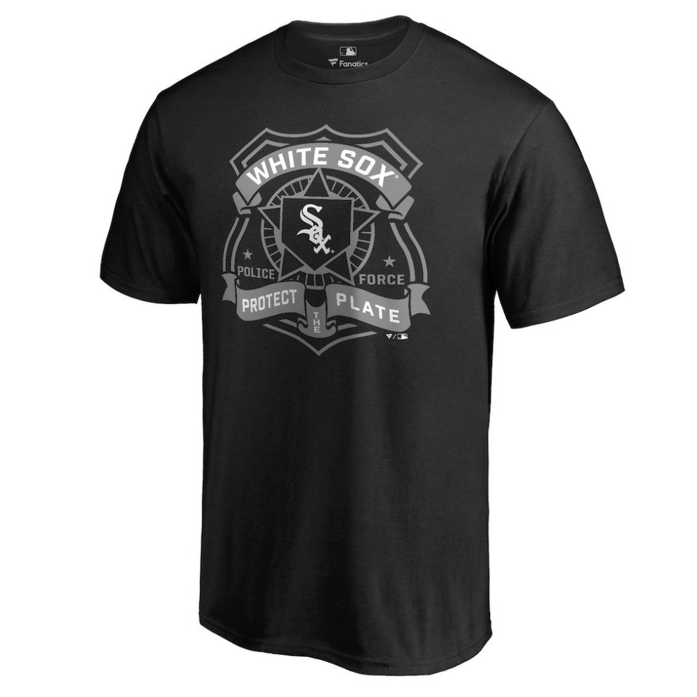 Chicago White Sox Police Badge T-Shirt - Black T-shirts