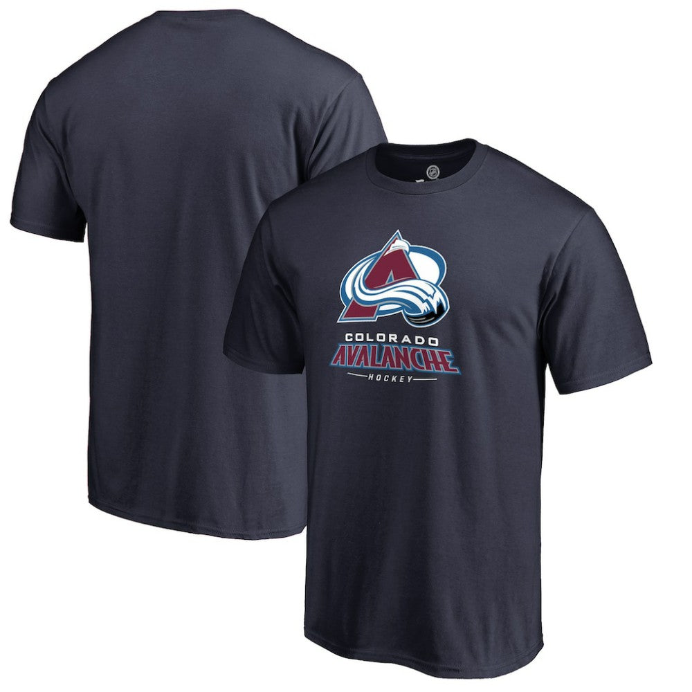 NHL Colorado Avalanche Team Lockup T-Shirt - Navy
