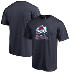 NHL Colorado Avalanche Team Lockup T-Shirt - Navy