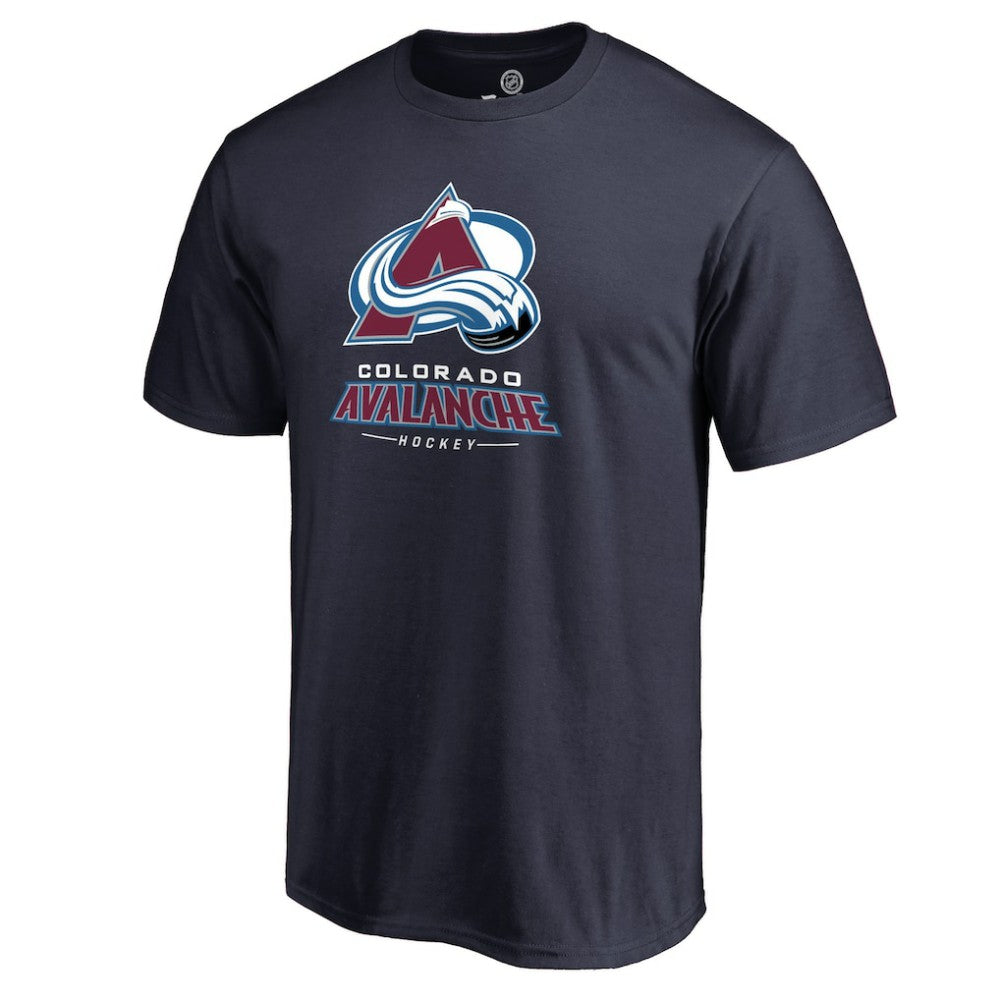 NHL Colorado Avalanche Team Lockup T-Shirt - Navy