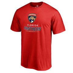 NHL Florida Panthers Team Lockup T-Shirt - Red