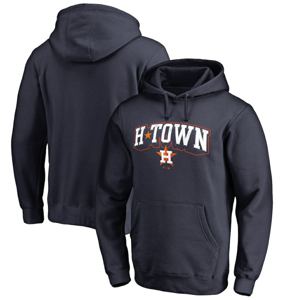 Houston Astros H Town Hometown Pullover Hoodie - Navy Hoodies