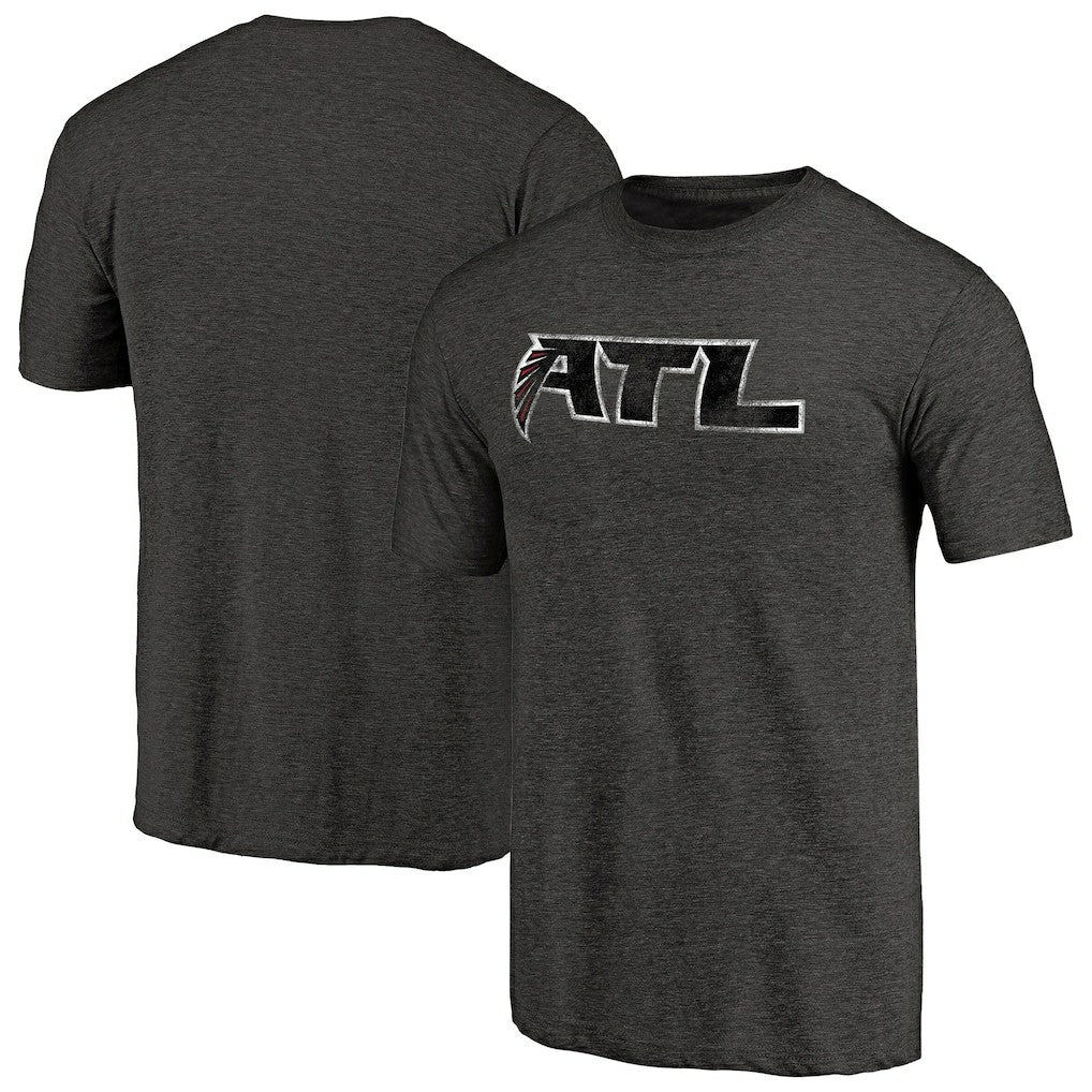 Atlanta Falcons Alternate Logo Tri-Blend T-Shirt Black