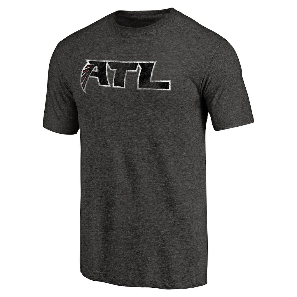 Atlanta Falcons Alternate Logo Tri-Blend T-Shirt Black