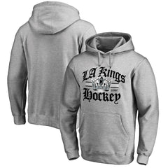 NHL Los Angeles Kings Hometown Collection The Crown Pullover Hoodie - Ash