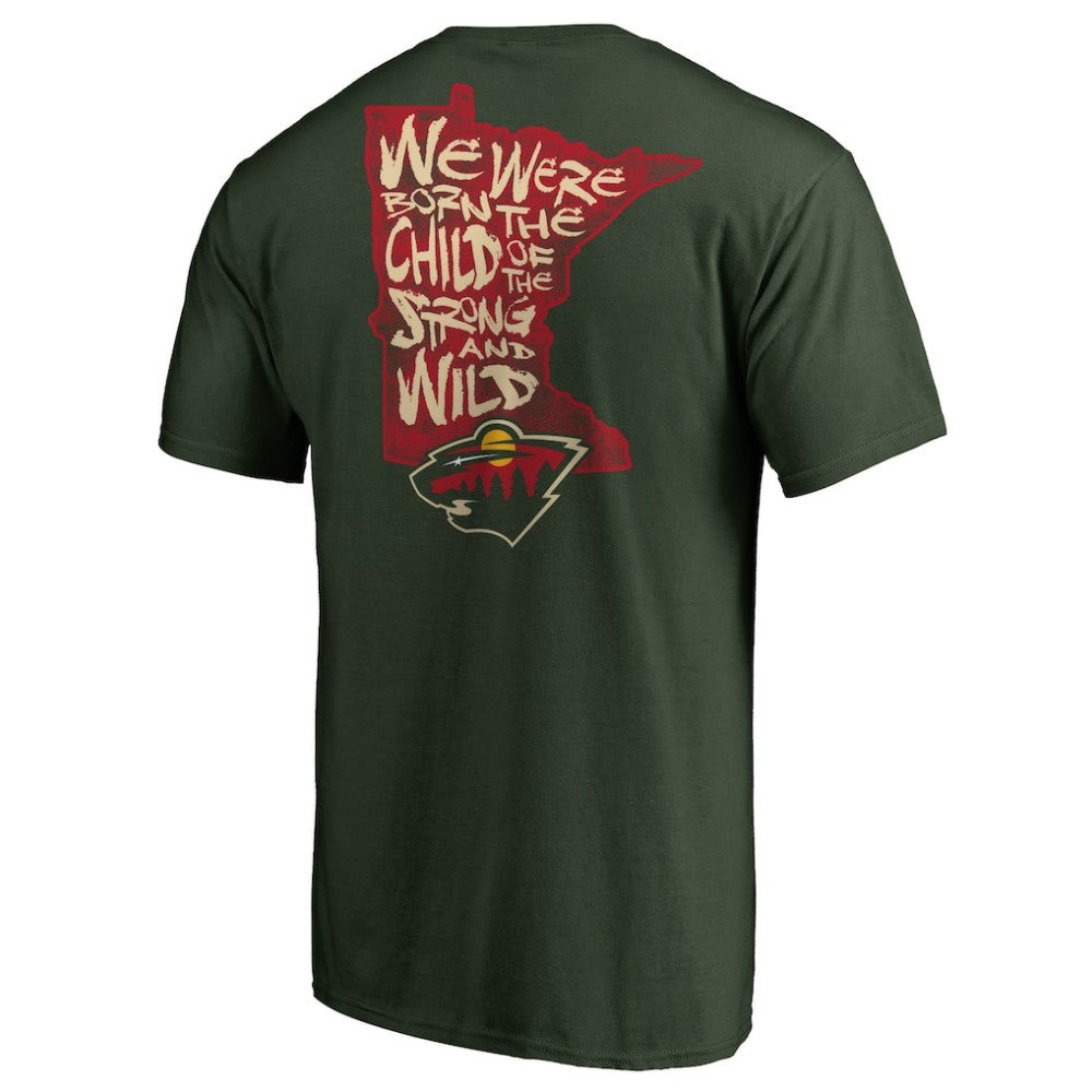 NHL Minnesota Wild Hometown Collection State Chant T-Shirt - Green