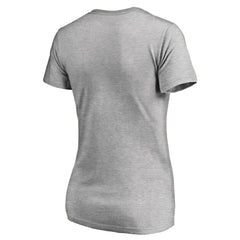 NHL Toronto Maple Leafs Women's Hometown Collection Leafs V-Neck T-Shirt - ash