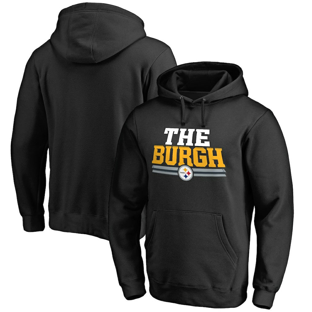 Pittsburgh Steelers Hometown Collection The Burgh Pullover Hoodie Black